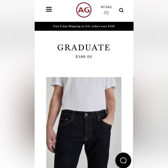 2 pairs AG denim jeans - Picture 4 of 16